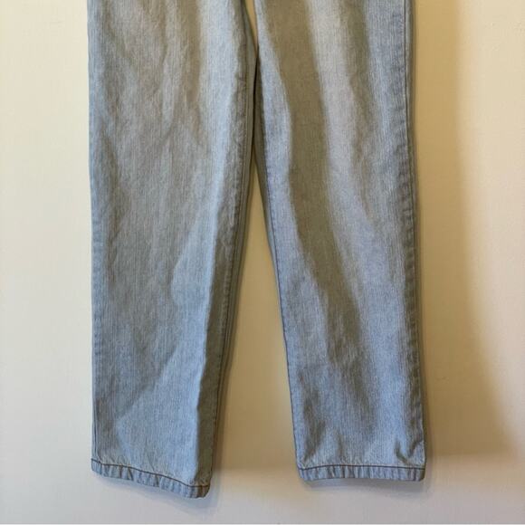 Vintage 12 PLACE high rise denim jeans wide leg classic light blue trendy - Picture 3 of 9